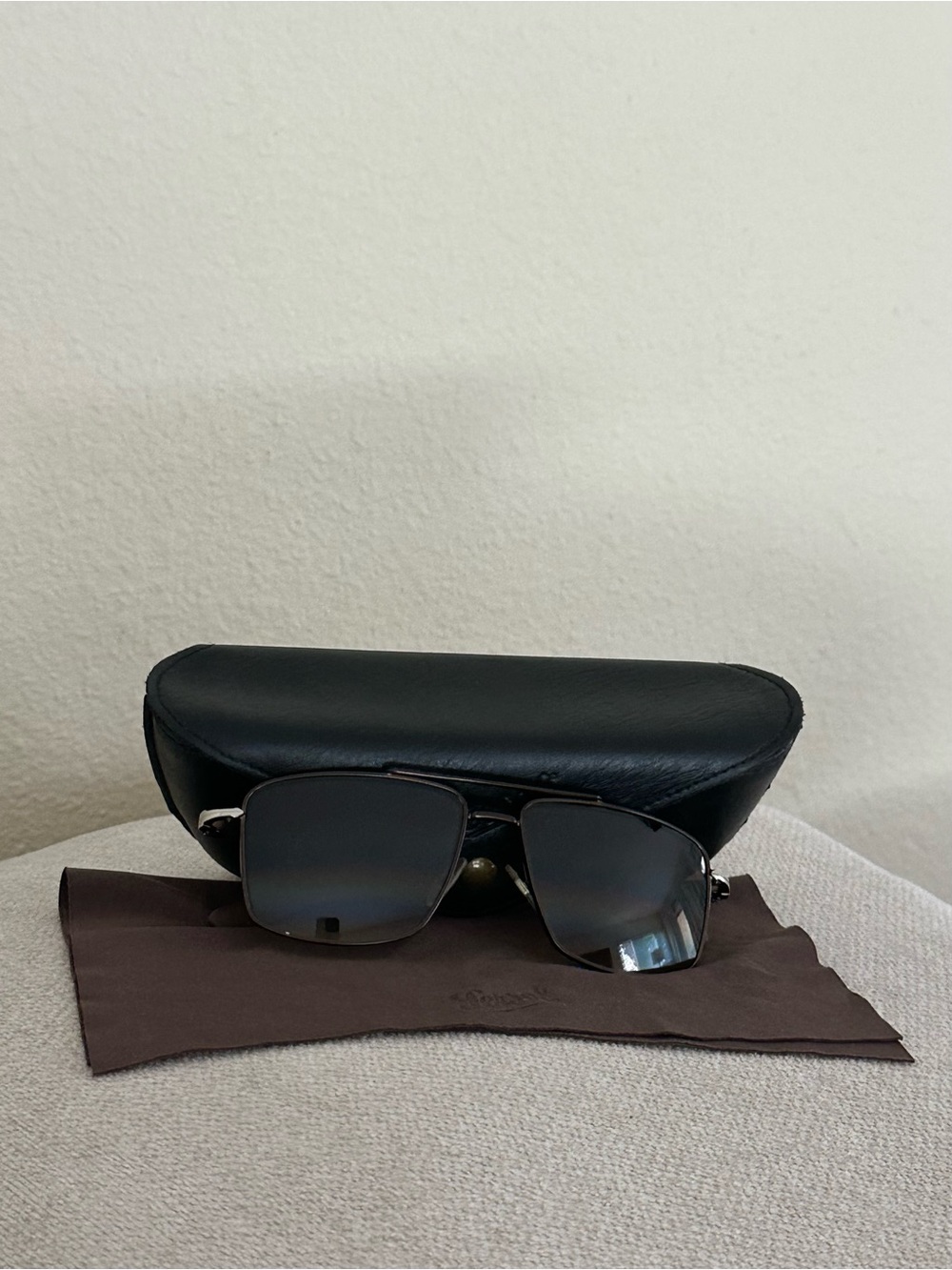 Persol Brown Gradient Lens Metal Frame Sunglasses - Picture 3 of 8